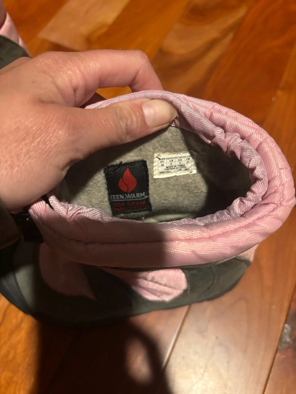 Keen Breckenridge Pink Warm 200 Gram Insulated Boots Girls US 2 EUR 34